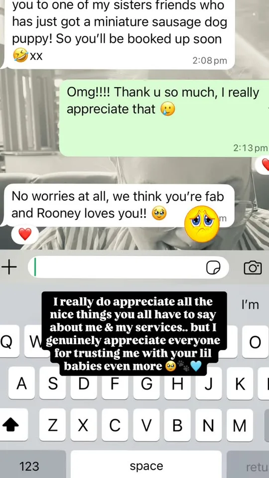 Customer testimonial